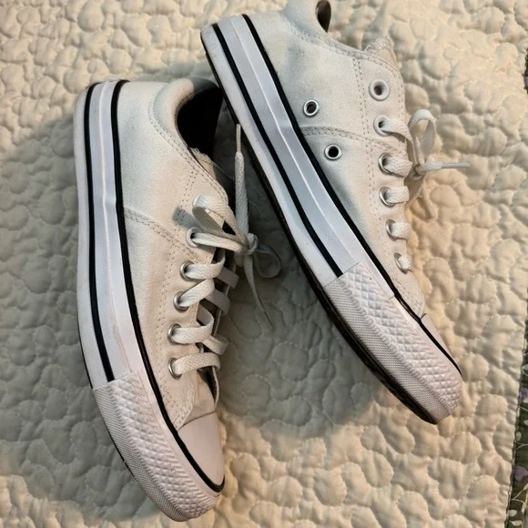 Converse All Star White Canvas Sneakers - Picture 4 of 8